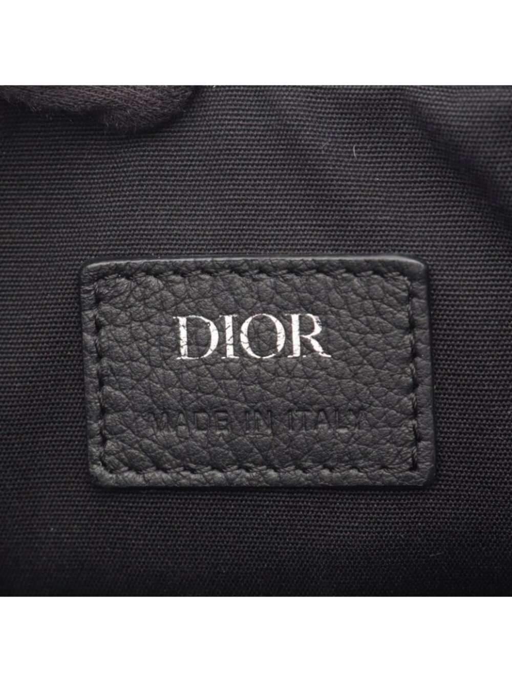 ★SOLD★ Dior Shoulder Bag Safari Oblique Beige Navy Canvas Leather - Picture 5 of 11